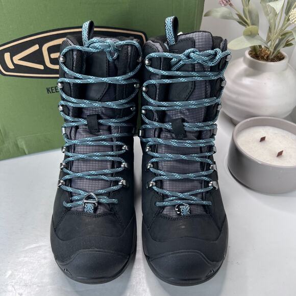 KEEN Revel IV High Polar Waterproof Insulated Winter Boots Black Womens 6 - Picture 5 of 10